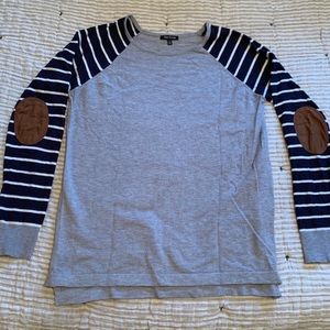 Pink Clover Gray Sweater